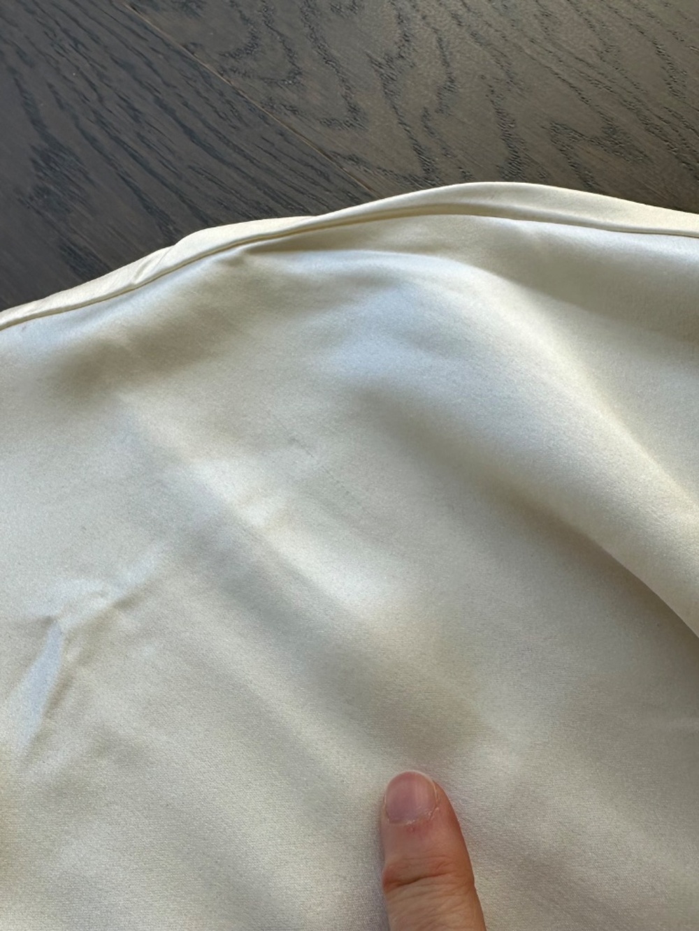Reformation ESMEE White Ivory Silk Maxi Dress Wedding Long Sleeve with Tags - 4 - Picture 7 of 15